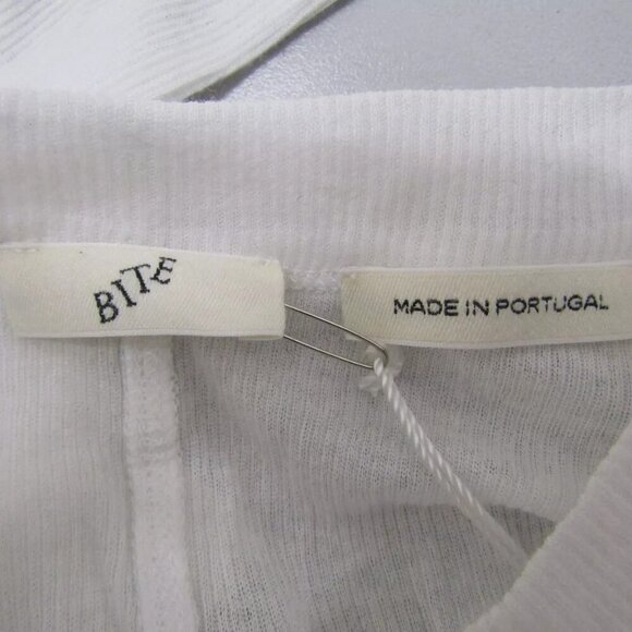 NEW BITE STUDIOS Womens Long-Sleeve Thin Jersey T-Shirt Size S White - Picture 9 of 12